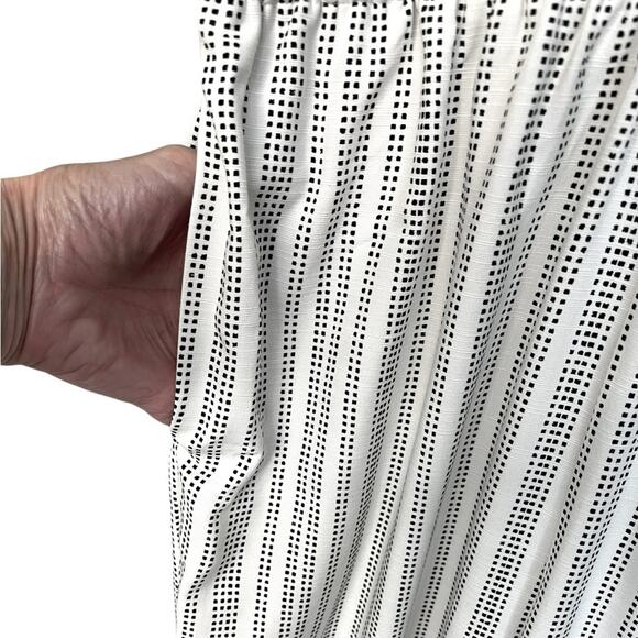 GAP White & Black Striped Rayon Women's Jumpsuit Romper Size Small - Picture 7 of 11